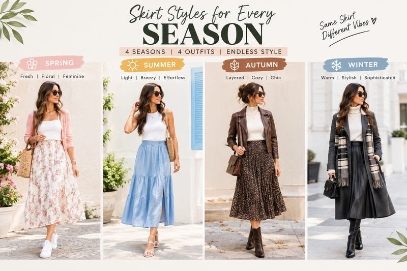 How to Style a Skirt: Easy Outfit Ideas for Every Season