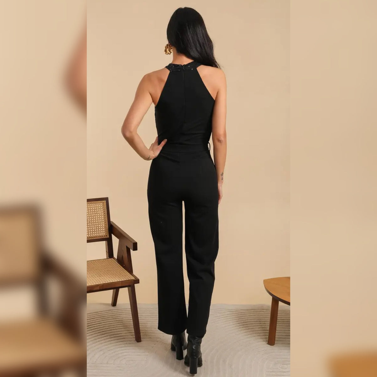 Jeanette sequin jumpsuit