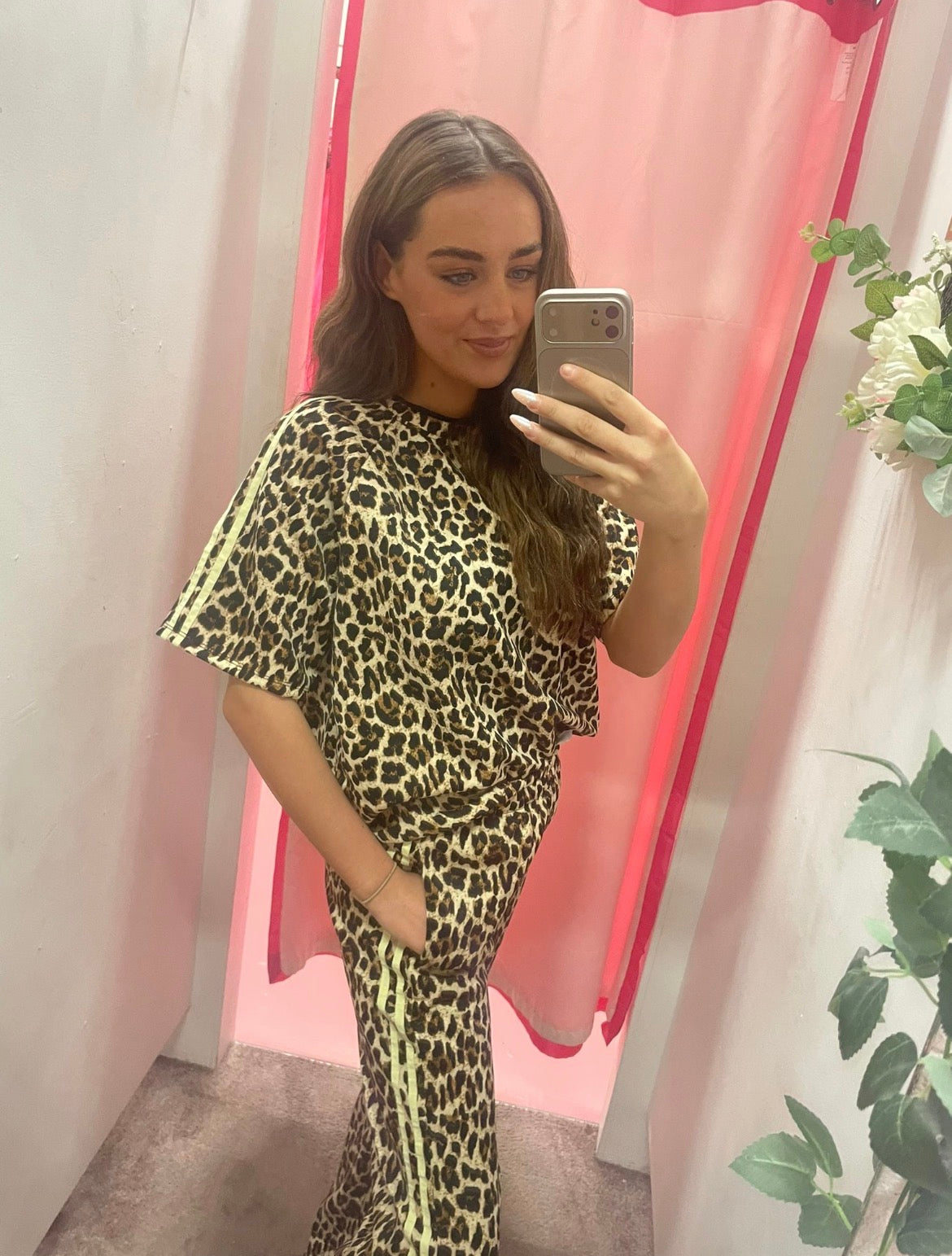 Azi Leopard Print Tracksuit women’s loungewear