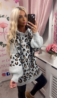 Layla leopard hoodie