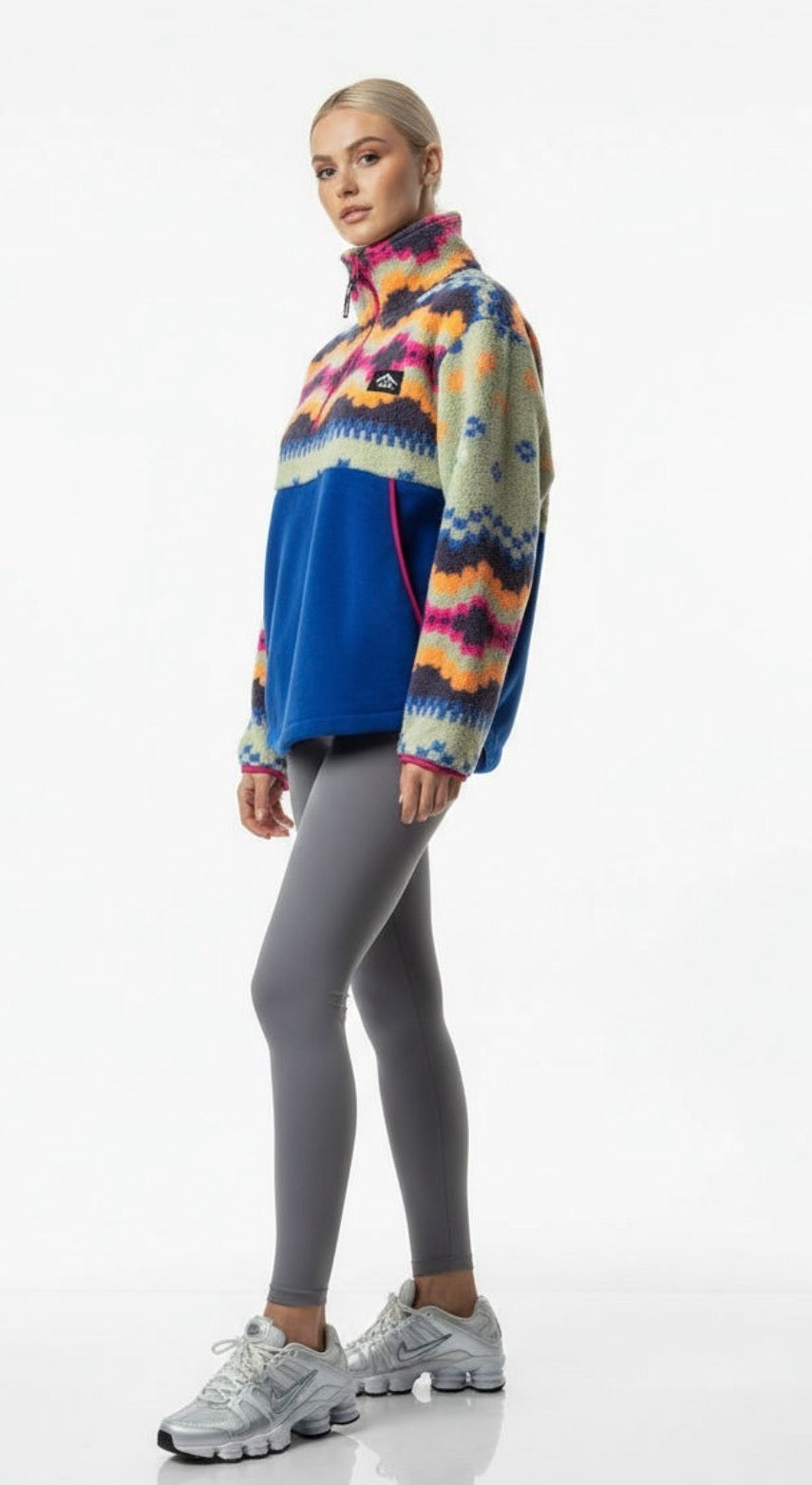 Giselle print fleece