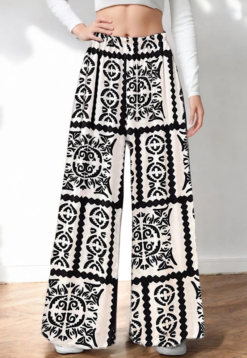 Noelle print pants
