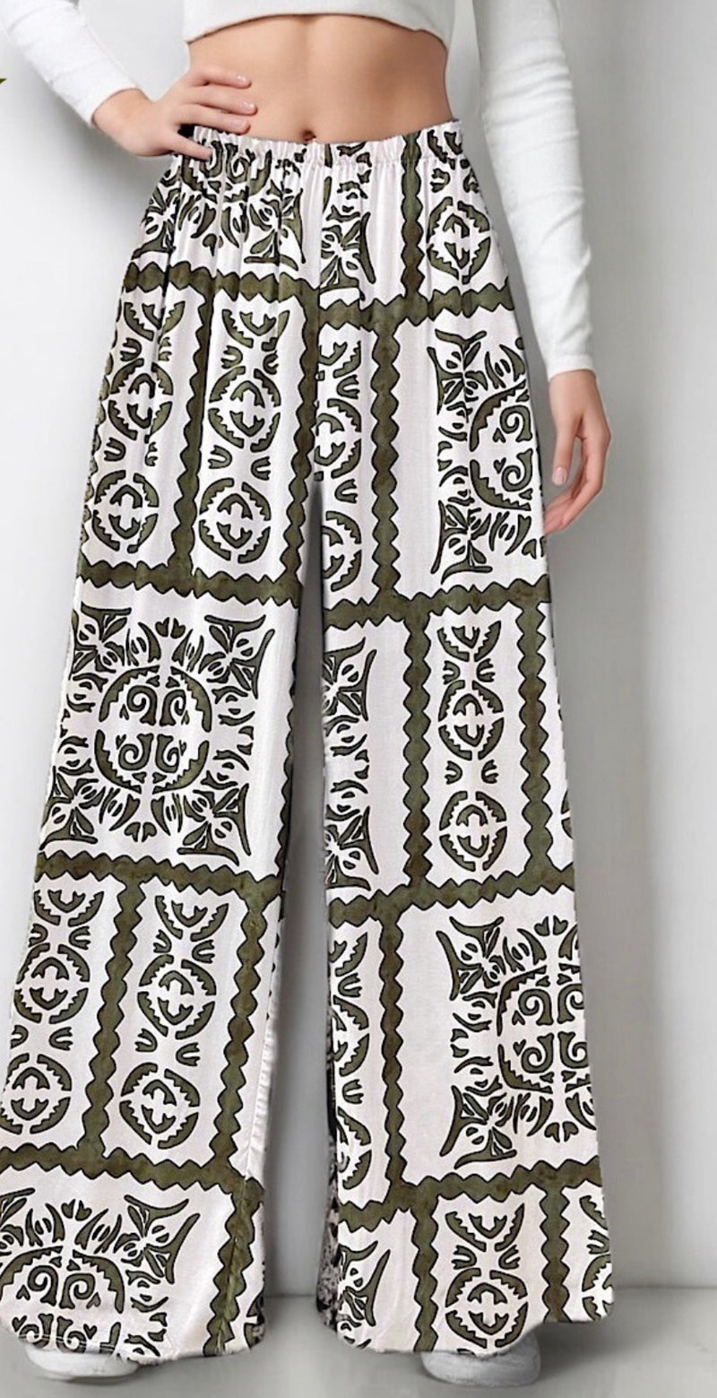 Noelle print pants