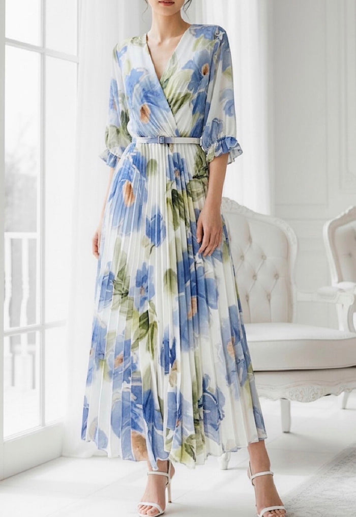 Lisa Pleated Dress – Elegant Women’s Dress