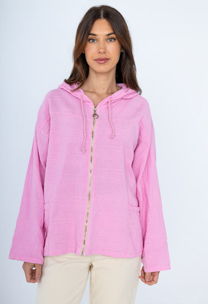 Olivia zip hood