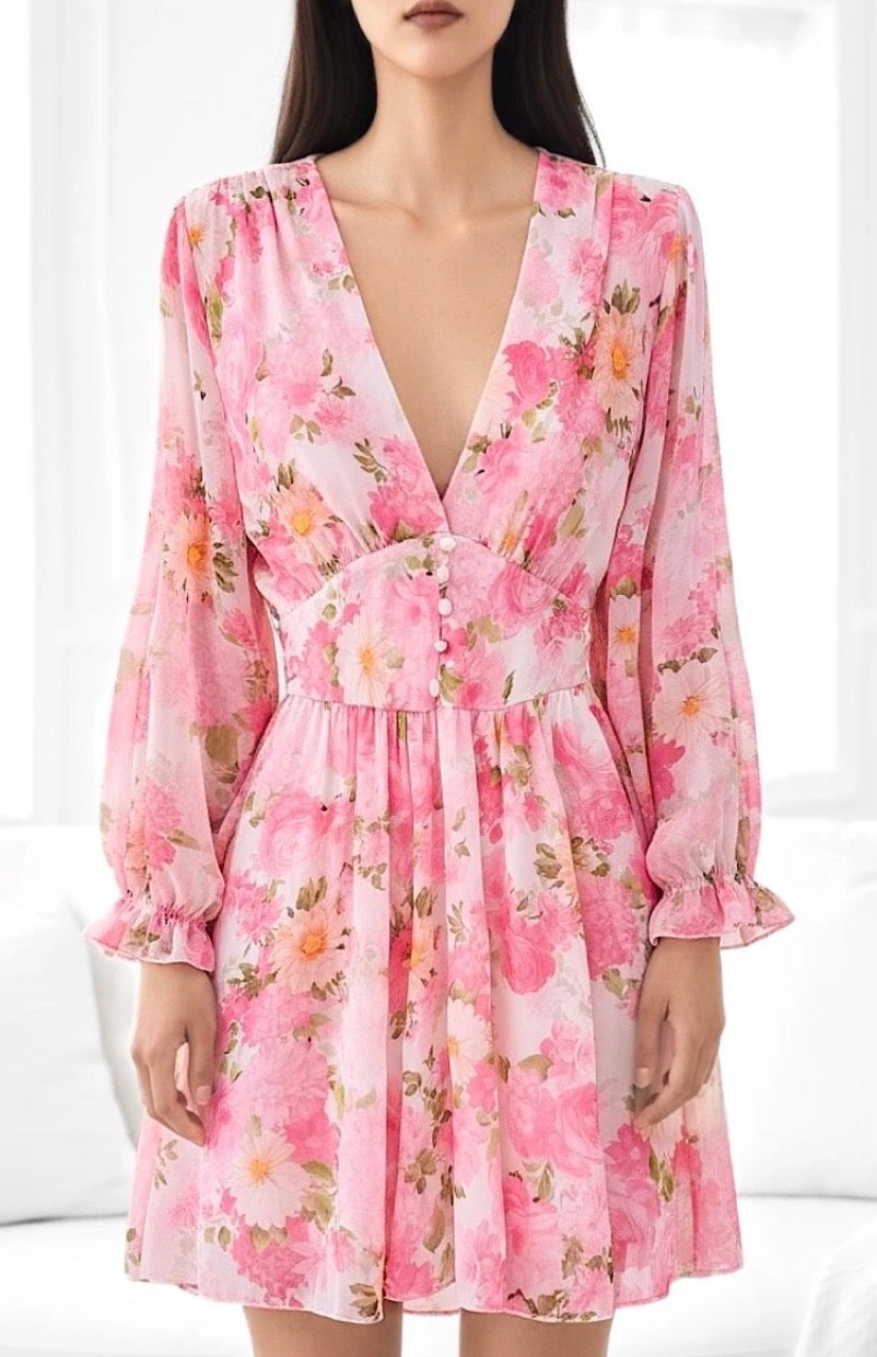 Sasha print dress