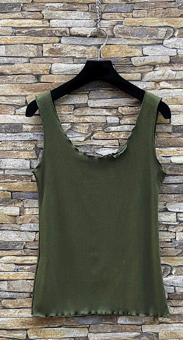 Lettuce Ribbed Cami – Chic Women’s Top Ireland