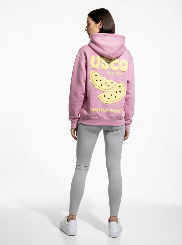 Leonie lemon print hoody