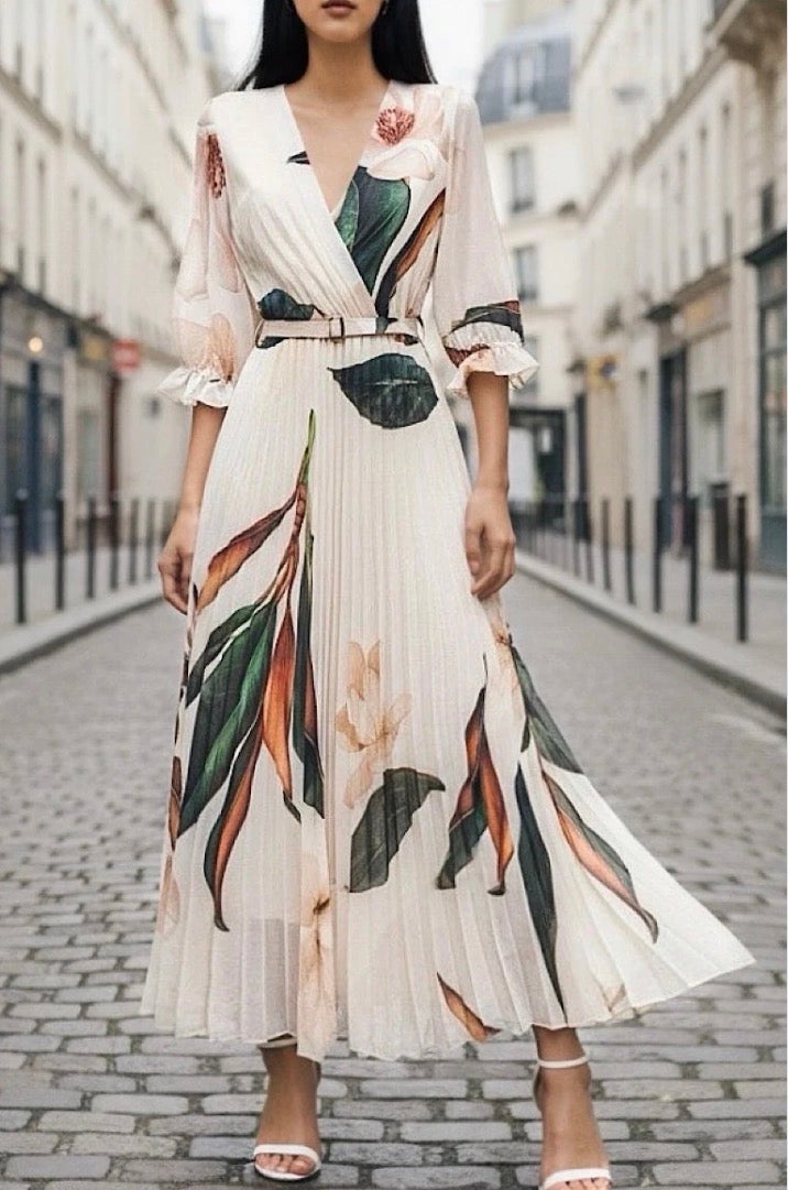 Mya print dress
