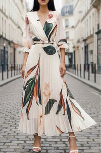 Mya print dress