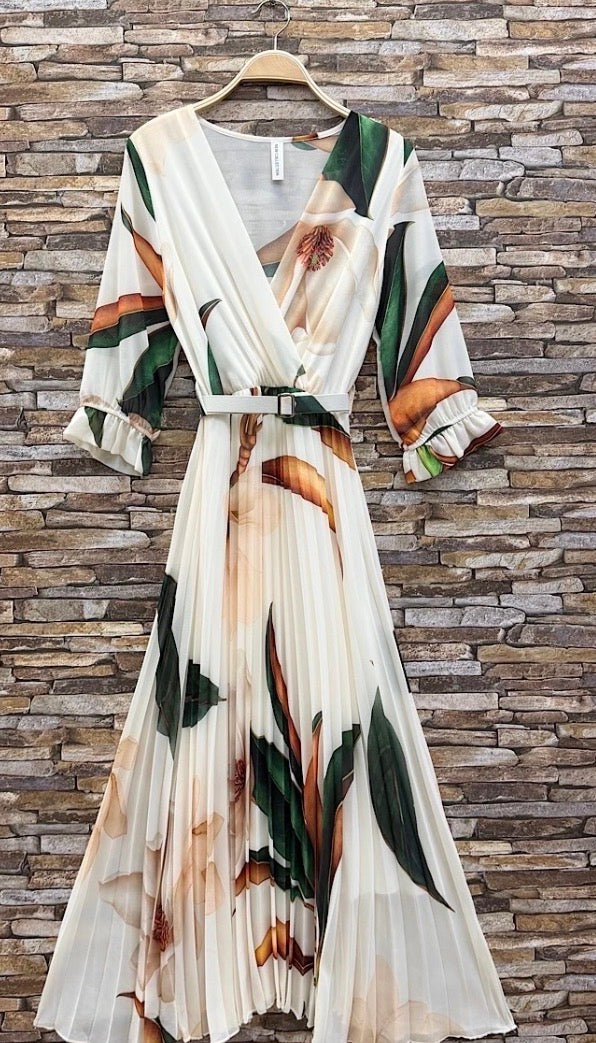 Mya print dress