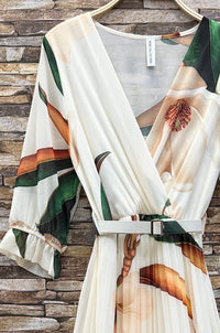 Mya print dress