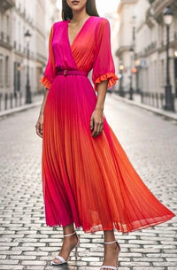 Celina print dress