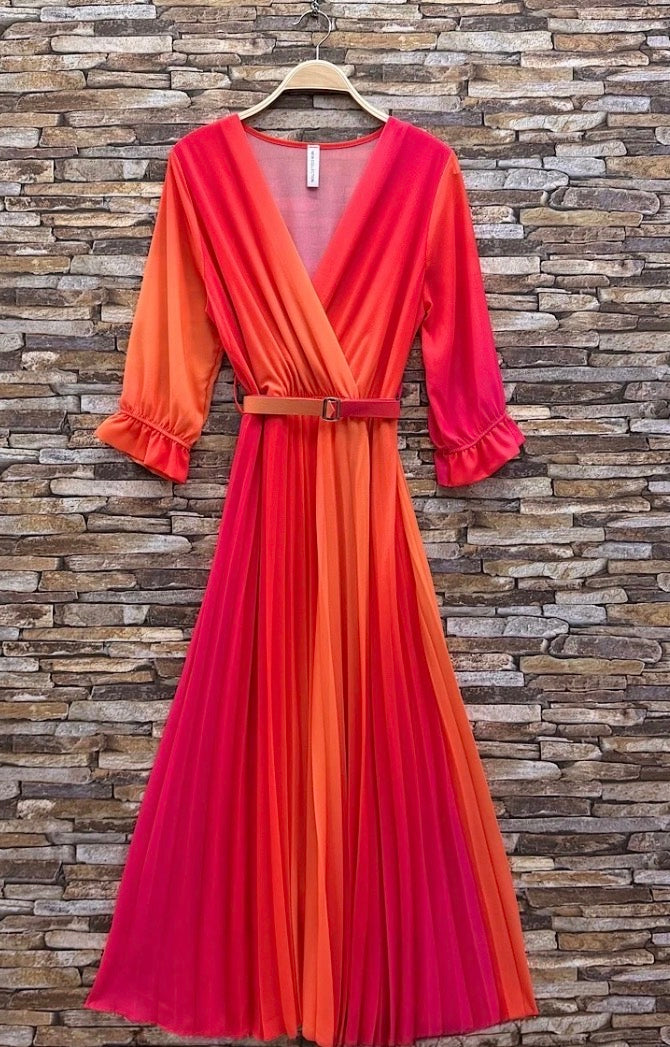 Celina print dress