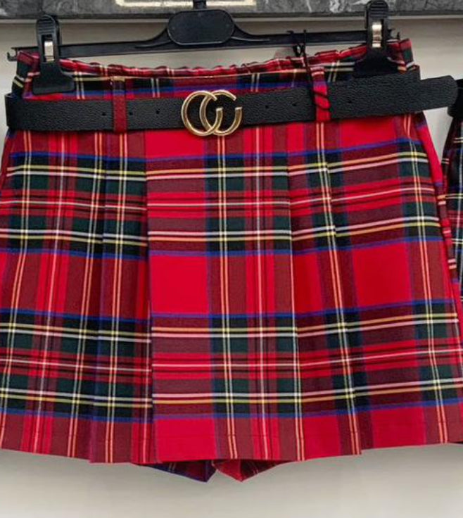 Tia Tartan skort