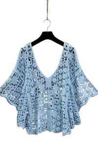Hannah cotton crochet top