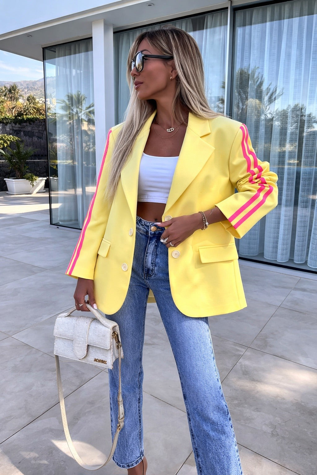 Mimi stripe detail Blazer