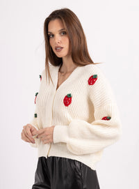 Celine strawberry knit