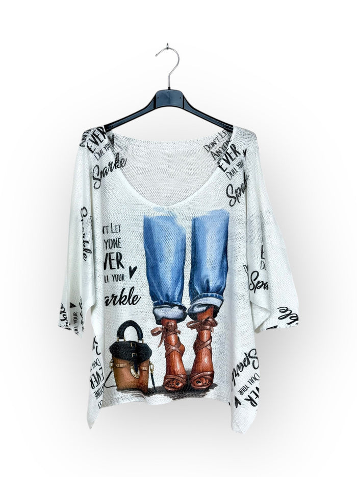 Jamie Jean print knit