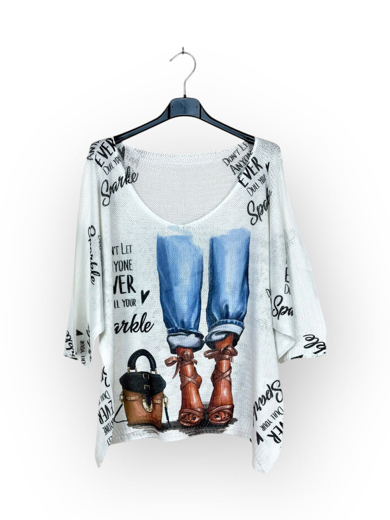 Jamie Jean print knit