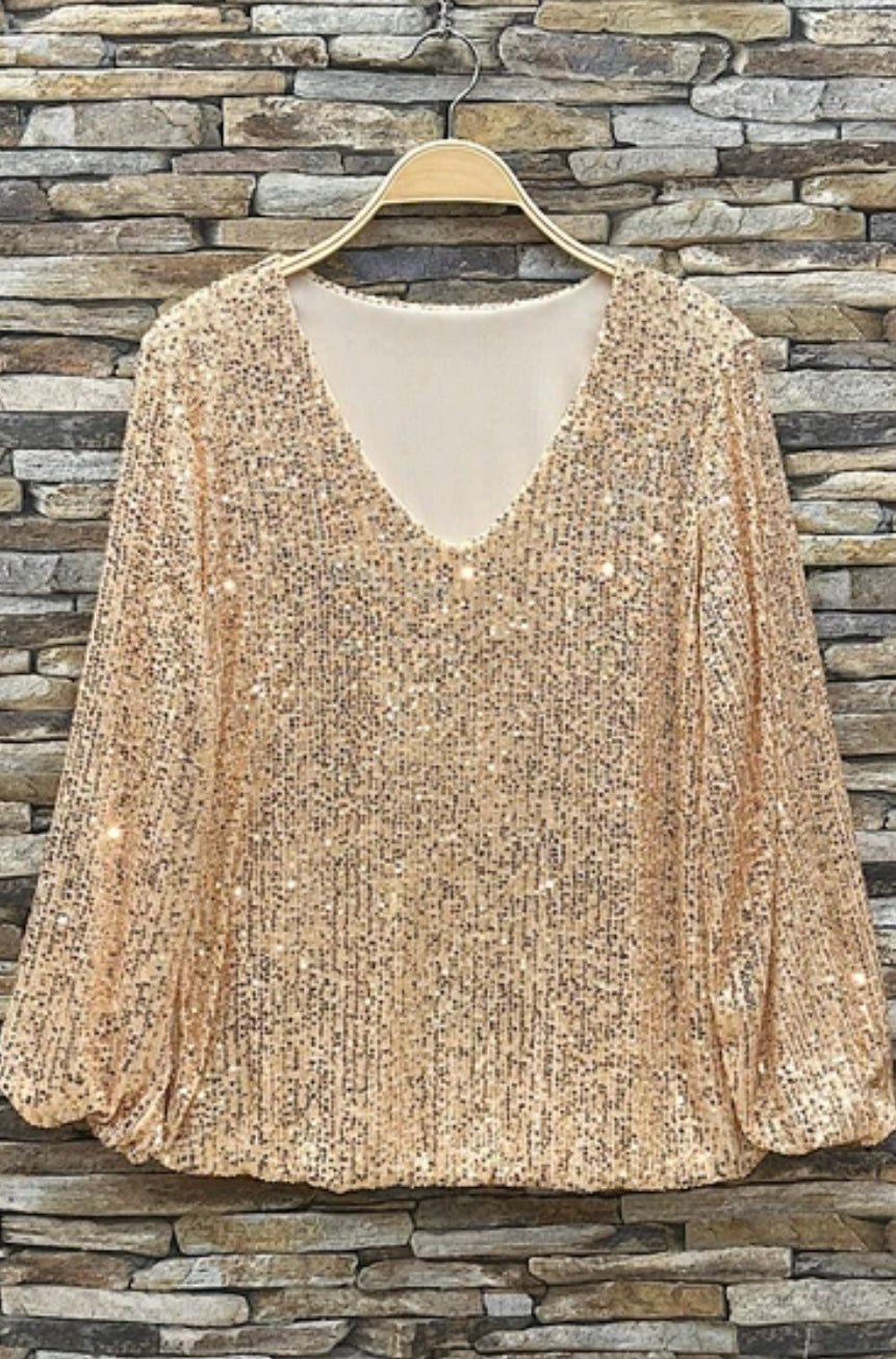 Addie sequin top