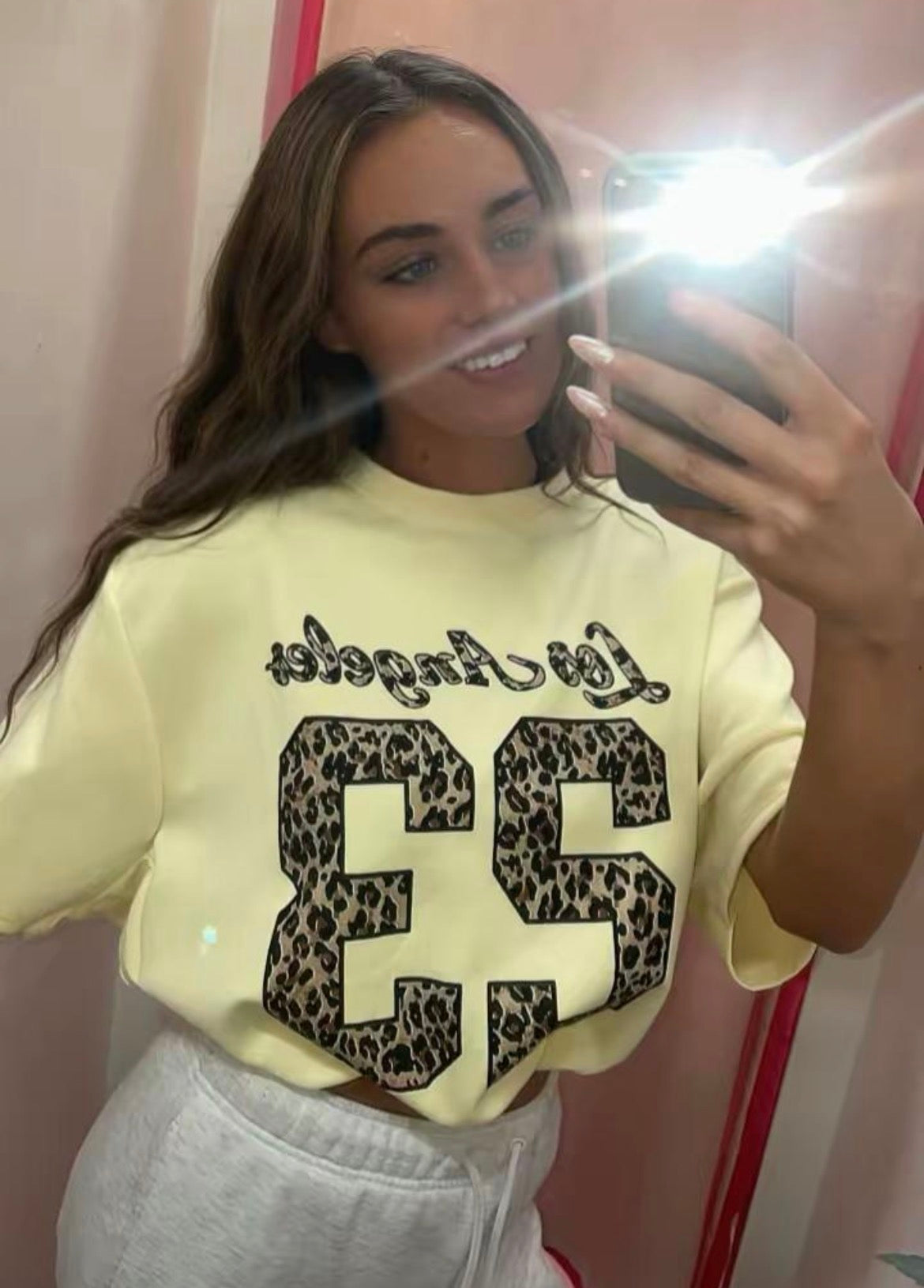 Wilma oversized leopard print Tshirt