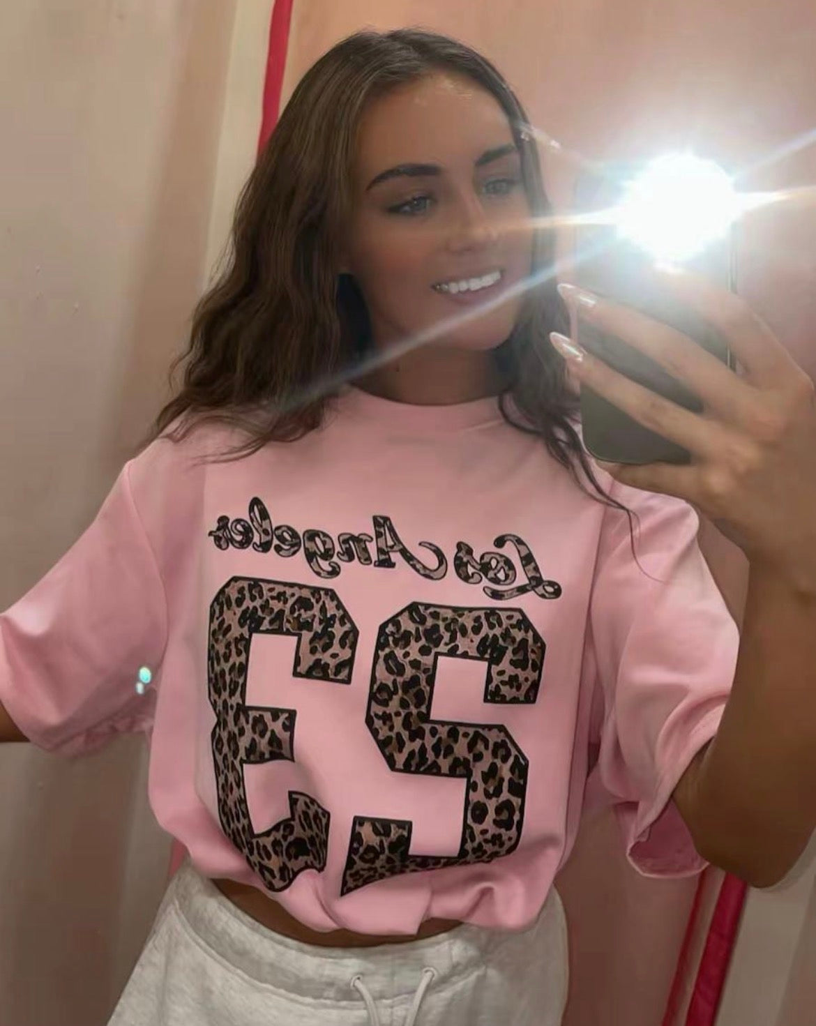 Wilma oversized leopard print Tshirt