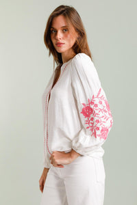 Camilla print blouse