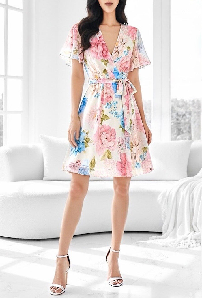 Rosie print dress