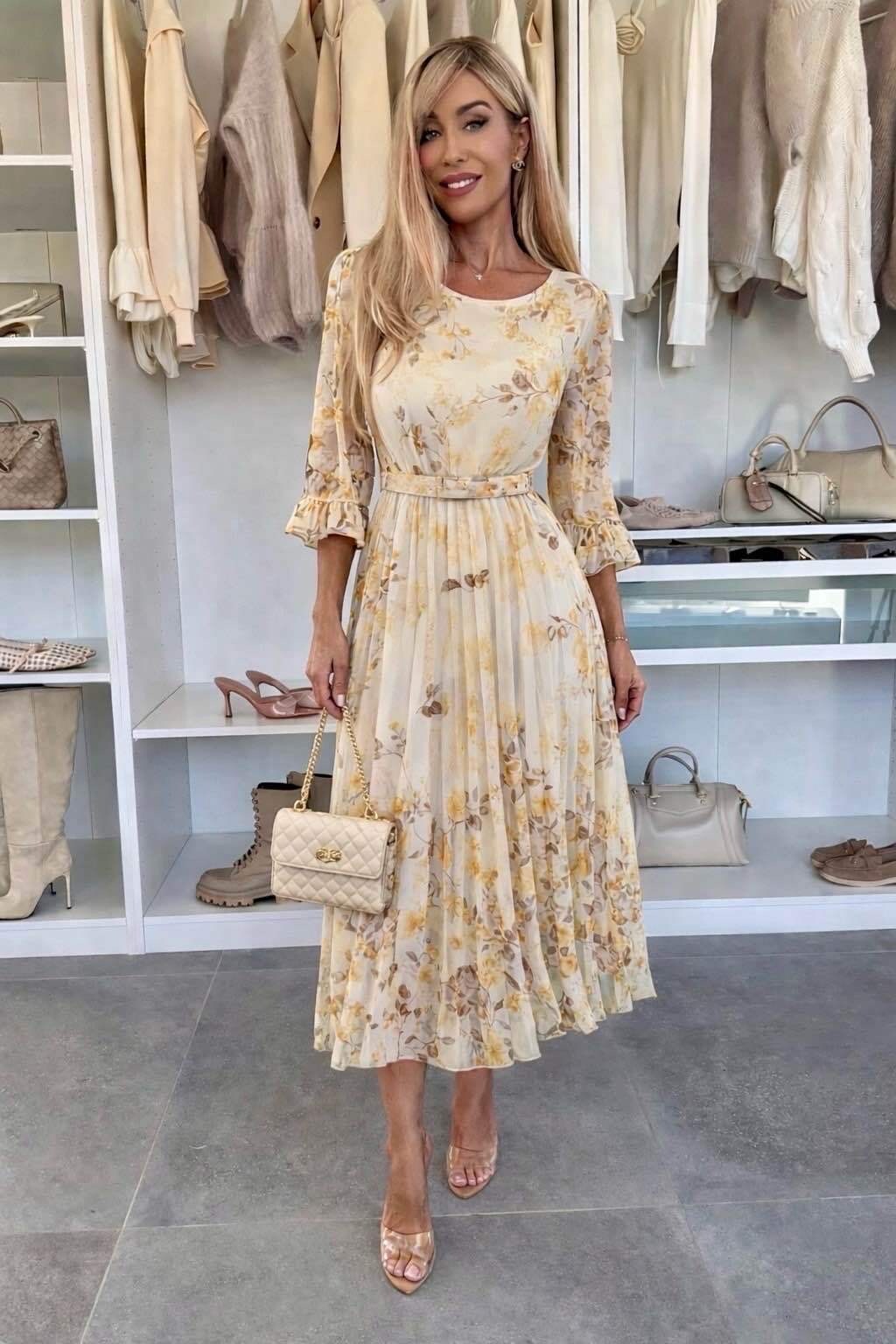 Jessica print dress