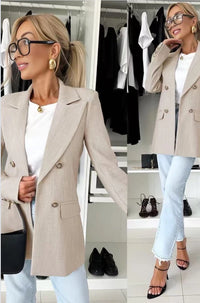 Penelope button blazer