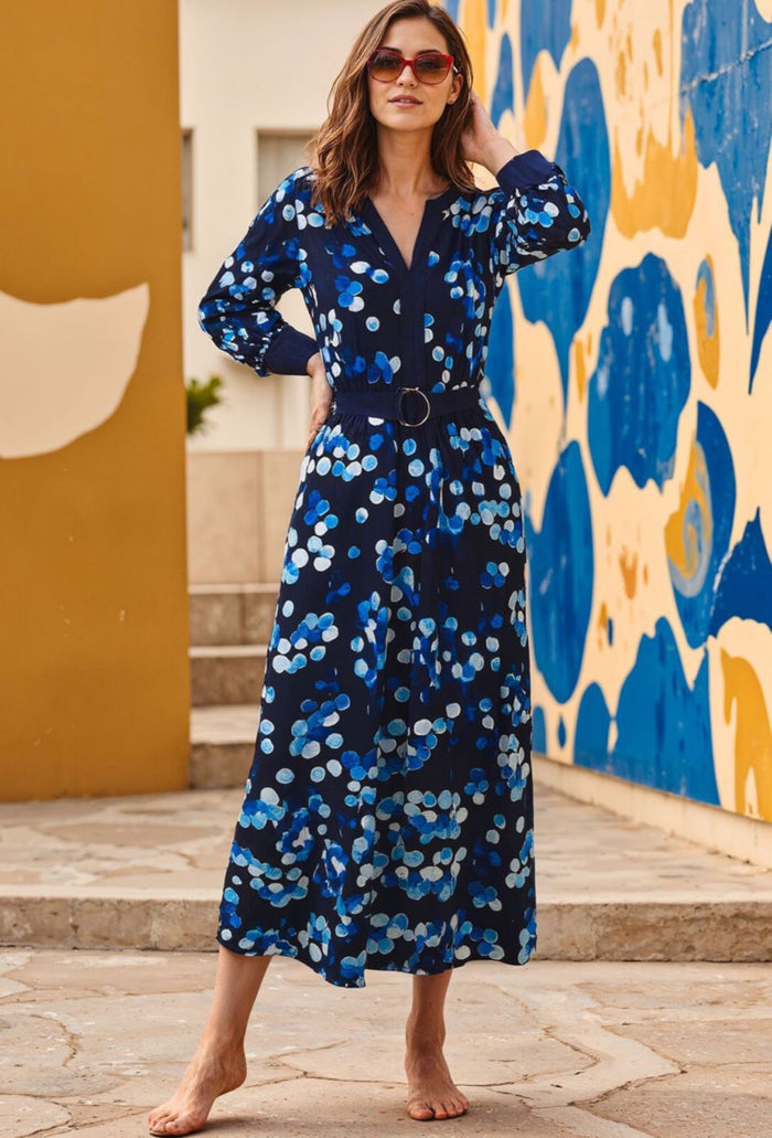Donna print dress