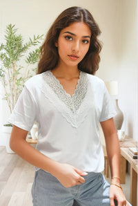 Abbie lace top