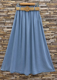 Kitty Belted Denim Skirt – Chic Women’s Denim Style