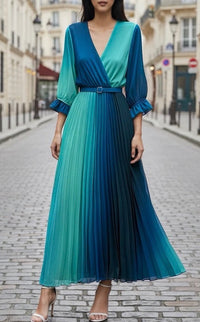 Celina print dress