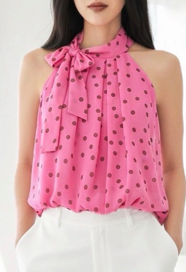 Biddy Dot Top – Lightweight Women’s Polka Dot Top