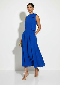 Reece bow tie neck dress