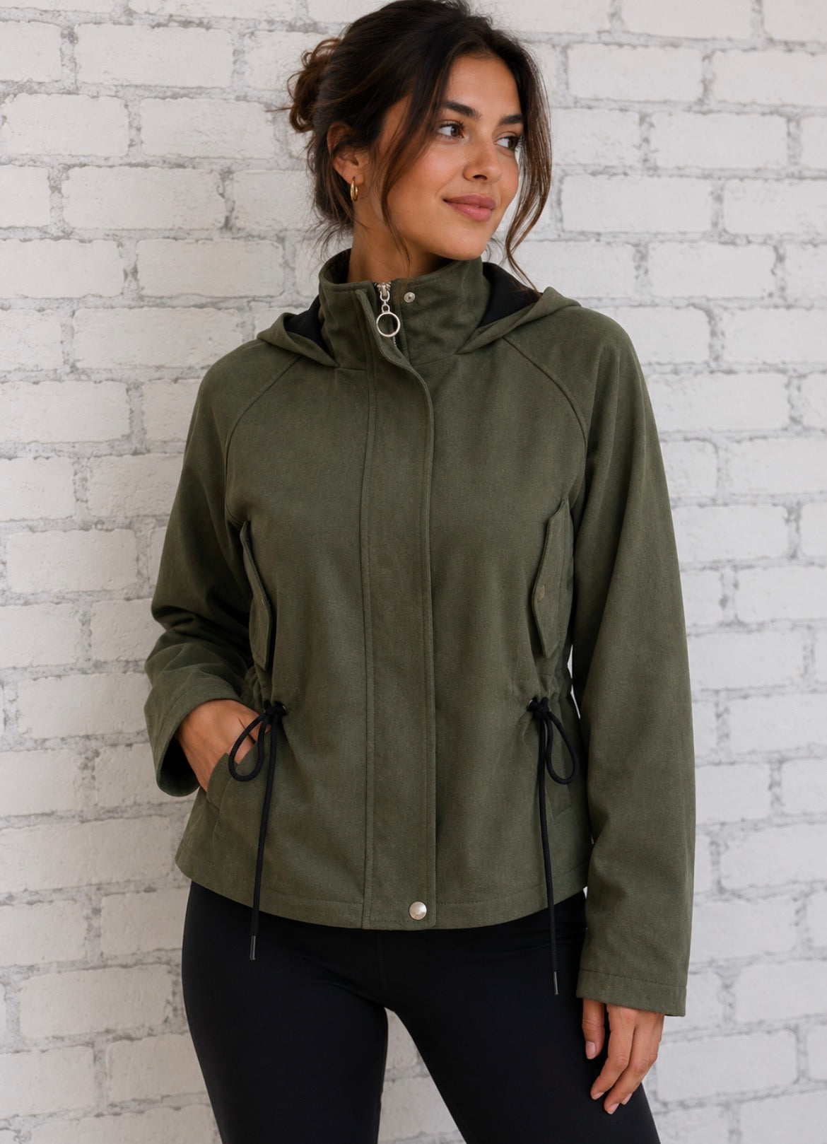 Brooklyn tie waist jacket