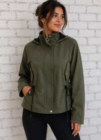 Brooklyn tie waist jacket