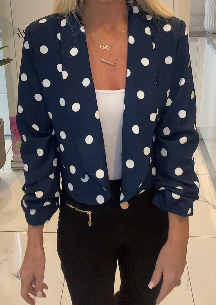 Lulu dot detail Blazer