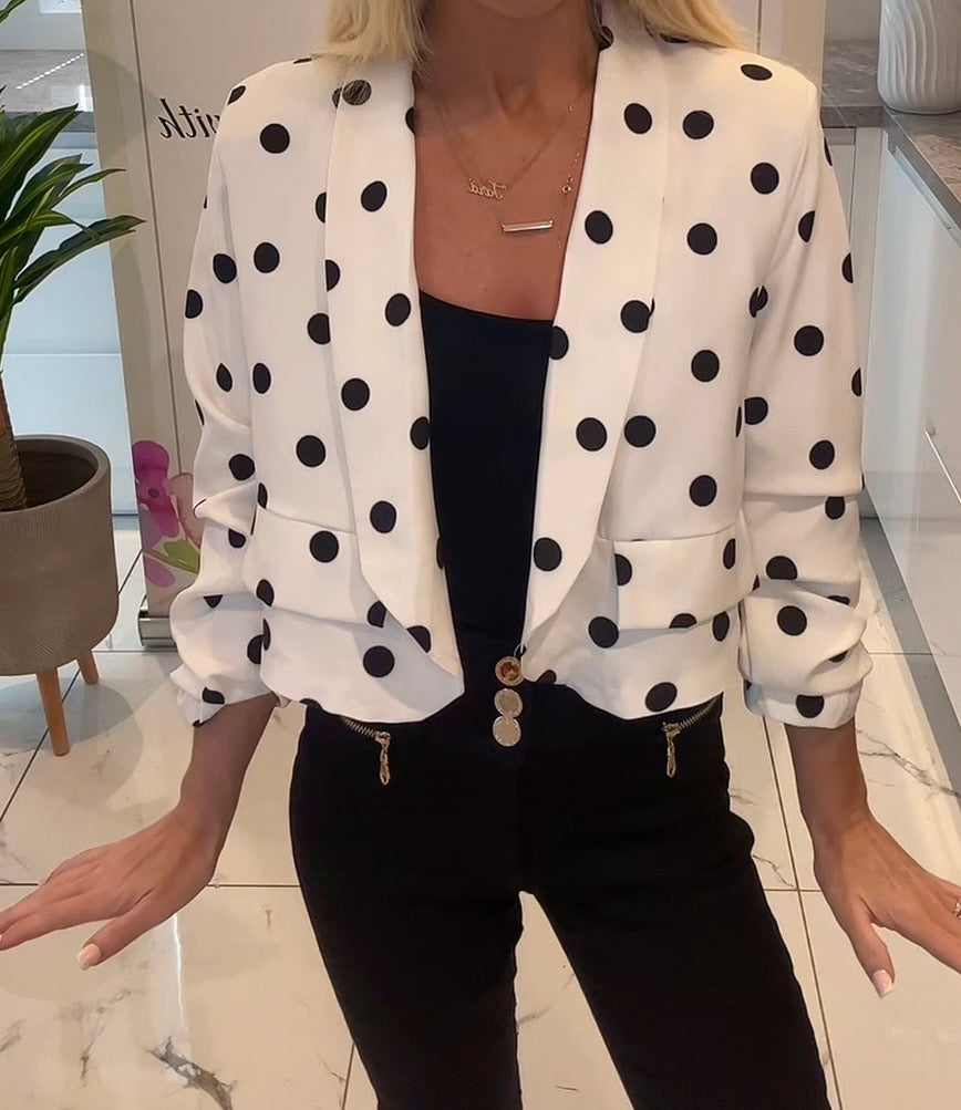 Lulu dot detail Blazer