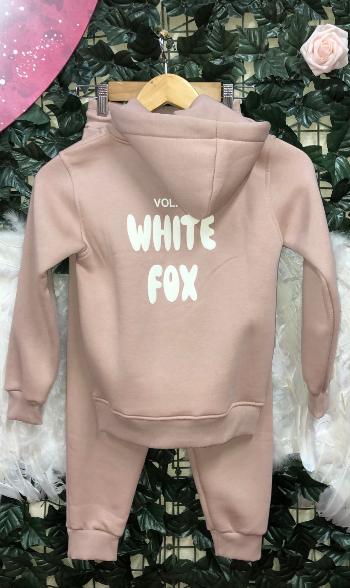 White fox tracksuit (kids)