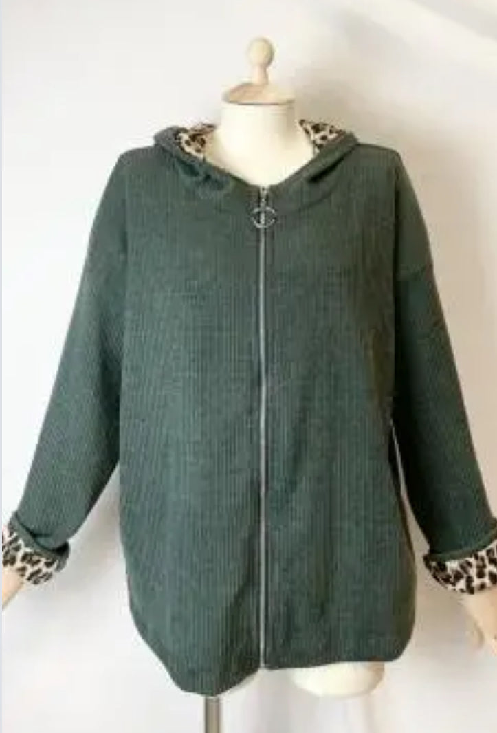 Lily leopard hoody