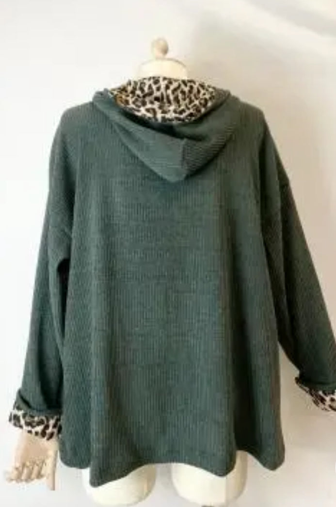 Lily leopard hoody