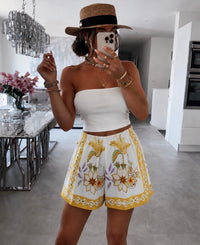Ellie print shorts