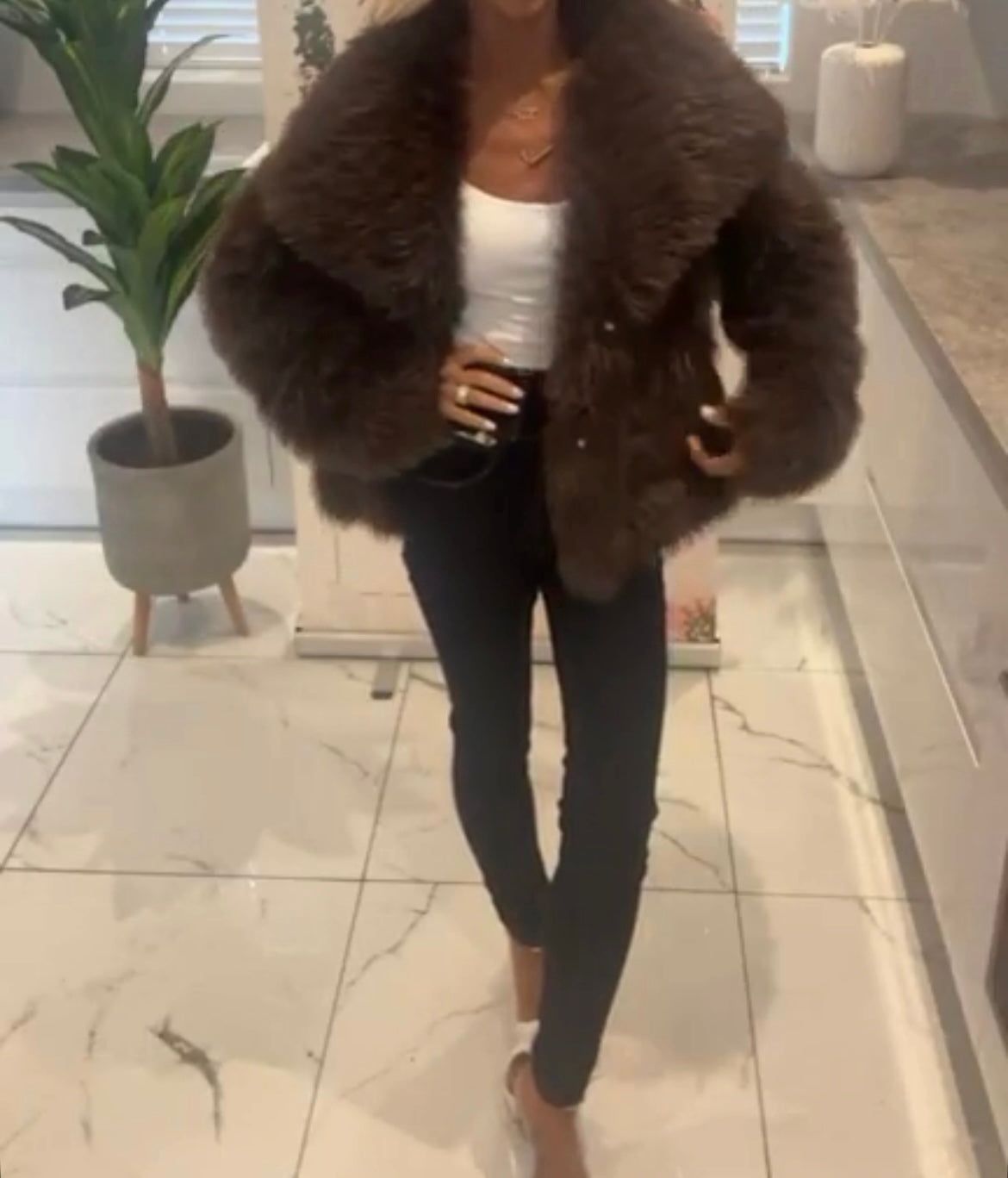 Freda fur coat