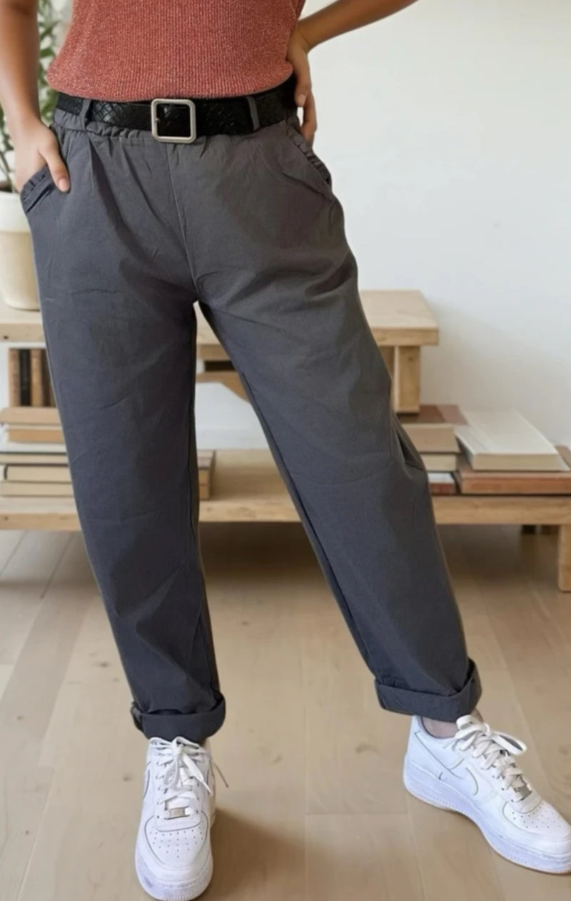 Ava belted pants