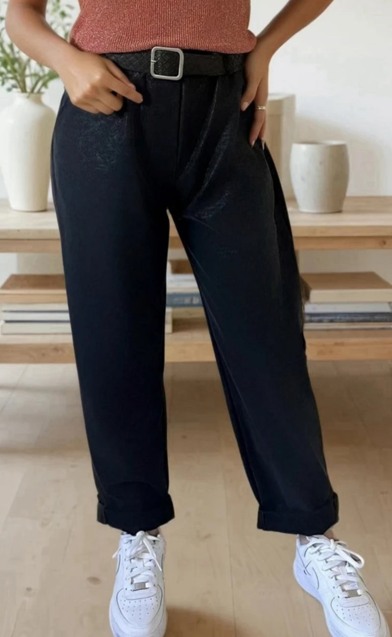 Ava belted pants
