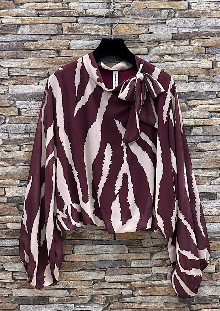 Priscilla print top
