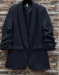 Sarah ruched sleeve Blazer